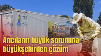 Arıcıların büyük sorununa büyükşehirden çözüm