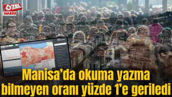 Manisa’da okuma yazma bilmeyen oranı yüzde 1’e geriledi