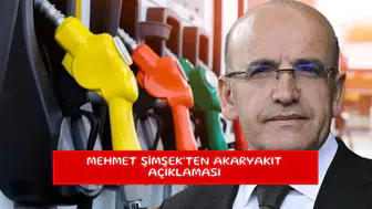 Mehmet Şimşek'ten akaryakıt açıklaması