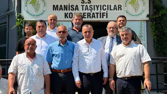 Başkan Balaban'dan Kamyoncular Kooperatifine ziyaret