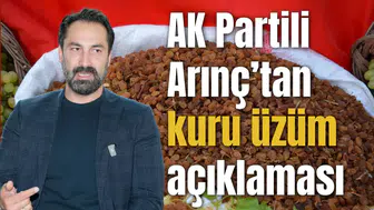 AK Partili Arınç’tan kuru üzüm açıklaması