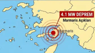 Marmaris Açıklarında 4.1 Büyüklüğünde Deprem! Prof. Dr. Osman Bektaş Asıl Riski Açıkladı
