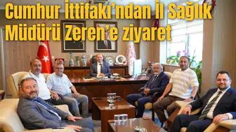Cumhur İttifakı’ndan İl Sağlık Müdürü Zeren’e ziyaret