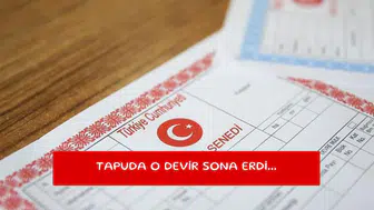 Tapuda o devir sona erdi...