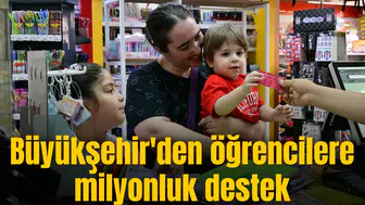 Büyükşehir'den öğrencilere milyonluk destek