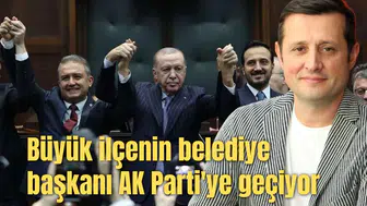 Büyük ilçenin belediye başkanı AK Parti'ye geçiyor