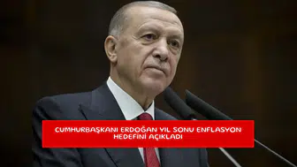 Cumhurbaşkanı Erdoğan yıl sonu enflasyon hedefini açıkladı