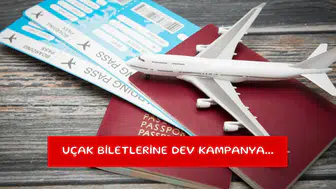 Uçak biletlerine dev kampanya...