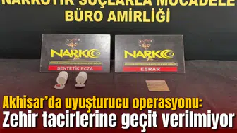 Akhisar’da uyuşturucu operasyonu: Zehir tacirlerine geçit verilmiyor