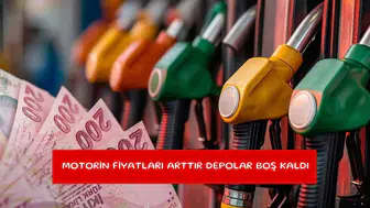 Motorin fiyatları arttır depolar boş kaldı