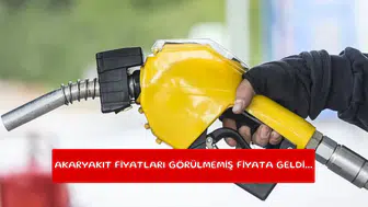 Akaryakıt fiyatları görülmemiş fiyata geldi...