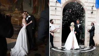 Burak Yörük ve Tuana Yılmaz evlendi