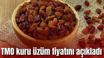 TMO kuru üzüm fiyatını açıkladı