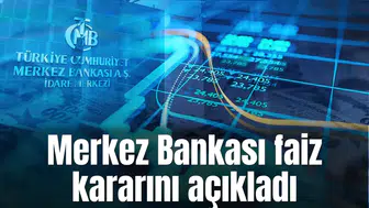 Merkez Bankası faiz kararını açıkladı