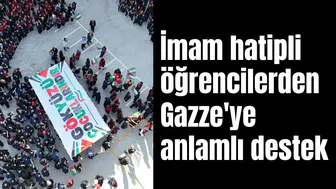 İmam hatipli öğrencilerden Gazze'ye anlamlı destek