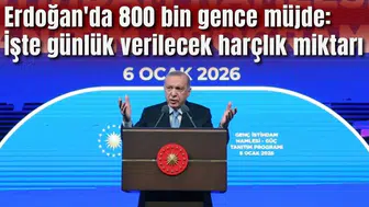 Erdoğan'da 800 bin gence müjde: İşte günlük verilecek harçlık miktarı
