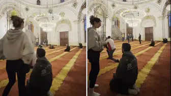 Camide skandal görüntü