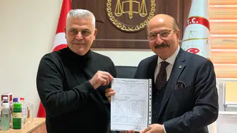 MESO Başkanı Bahattin Akyüz mazbatasını aldı