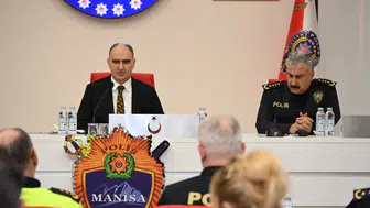 MANİSA’NIN HUZUR VE GÜVENLİĞİ İÇİN SÜRDÜRÜLEN ÇALIŞMALAR ELE ALINDI