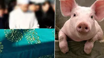 "Babamın hayrına" deyip cami önünde 3 bin kişiye domuz eti yedirmiş!