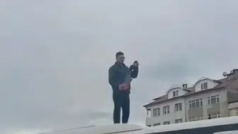 Tüp kamyonunda korkutan patlama