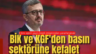 BİK ve KGF'den basın sektörüne kefalet