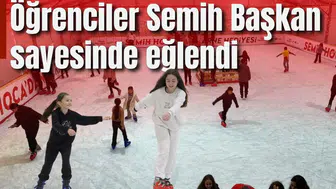 Öğrenciler Semih Başkan sayesinde eğlendi