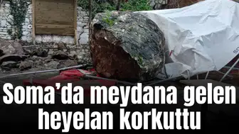 Soma'da yürekleri ağza getiren heyelan