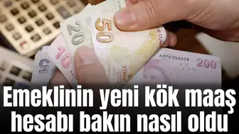 Emeklinin yeni kök maaş hesabı bakın nasıl oldu