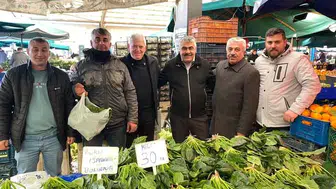 Halim Şener pazarcı esnafıyla bir araya geldi