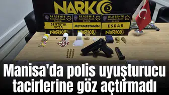 Manisa'da polis uyuşturucu tacirlerine göz açtırmadı