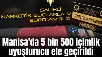 Manisa'da uyuşturucu operasyonu