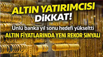 Altın fiyatlarında yeni rekor sinyali: Deutsche Bank yıl sonu hedefi yükseltti