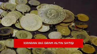 İcradan 865 gram altın satışı