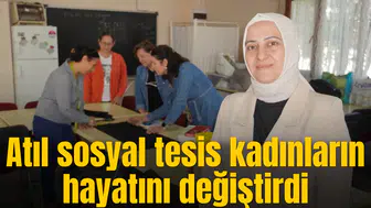 Atıl durumdaki sosyal tesis kadınlar için eğitim yuvasına dönüştürüldü