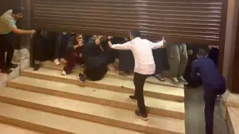 İndirim izdihamı kamerada: