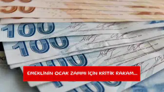 Emeklinin Ocak zammı için kritik rakam...