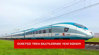 Ücretsiz tren biletlerinde yeni dönem