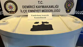 Demirci'de uyuşturucu operasyonu