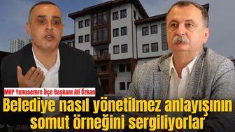Özkan, “Belediye nasıl yönetilmez anlayışının somut örneğini sergiliyorlar”