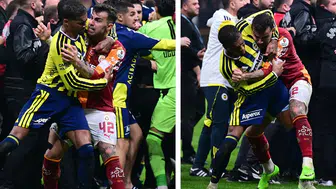 Derbi bitti, kavga başladı: Abdülkerim ve Brown birbirine girdi