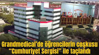 Grandmedical’de öğrencilerin coşkusu “Cumhuriyet Sergisi” ile taçlandı