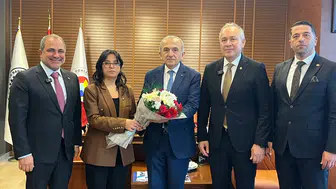MHP Manisa heyetinden MTSO Başkanı Yılmaz’a tebrik ziyareti