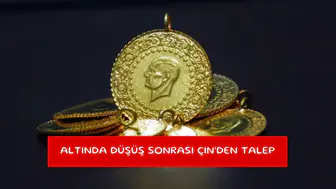 Altında düşüş sonrası Çin’den talep