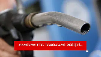 Akaryakıtta tabelalar değişti...