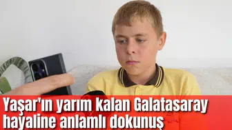 Yaşar'ın yarım kalan Galatasaray hayaline anlamlı dokunuş