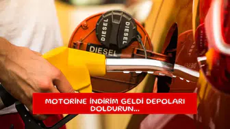 Motorine indirim geldi depoları doldurun...