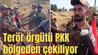 Terör örgütü PKK bölgeden çekiliyor