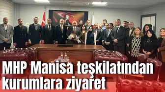 MHP Manisa teşkilatından kurumlara ziyaret turu
