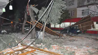 İlçede ortalık savaş alanına döndü